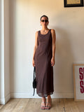 ABITO VOILE MARRONE
