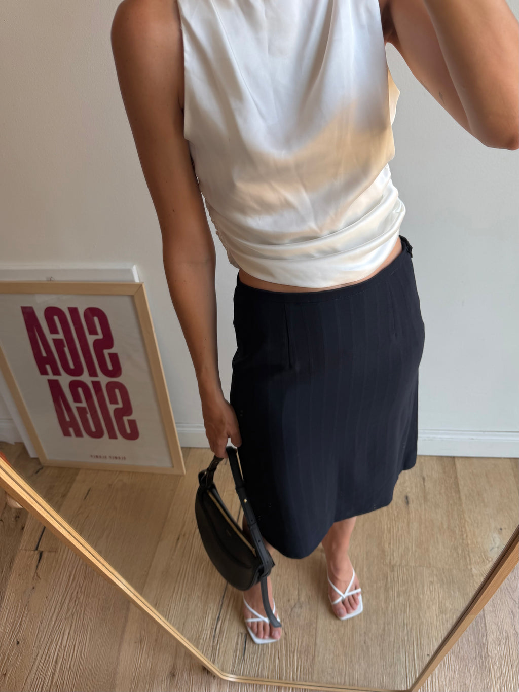 PENCIL SKIRT NERO BLU