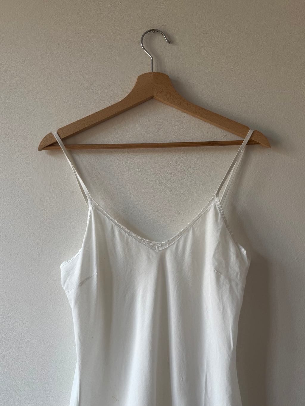 MINI SLIP DRESS BIANCO