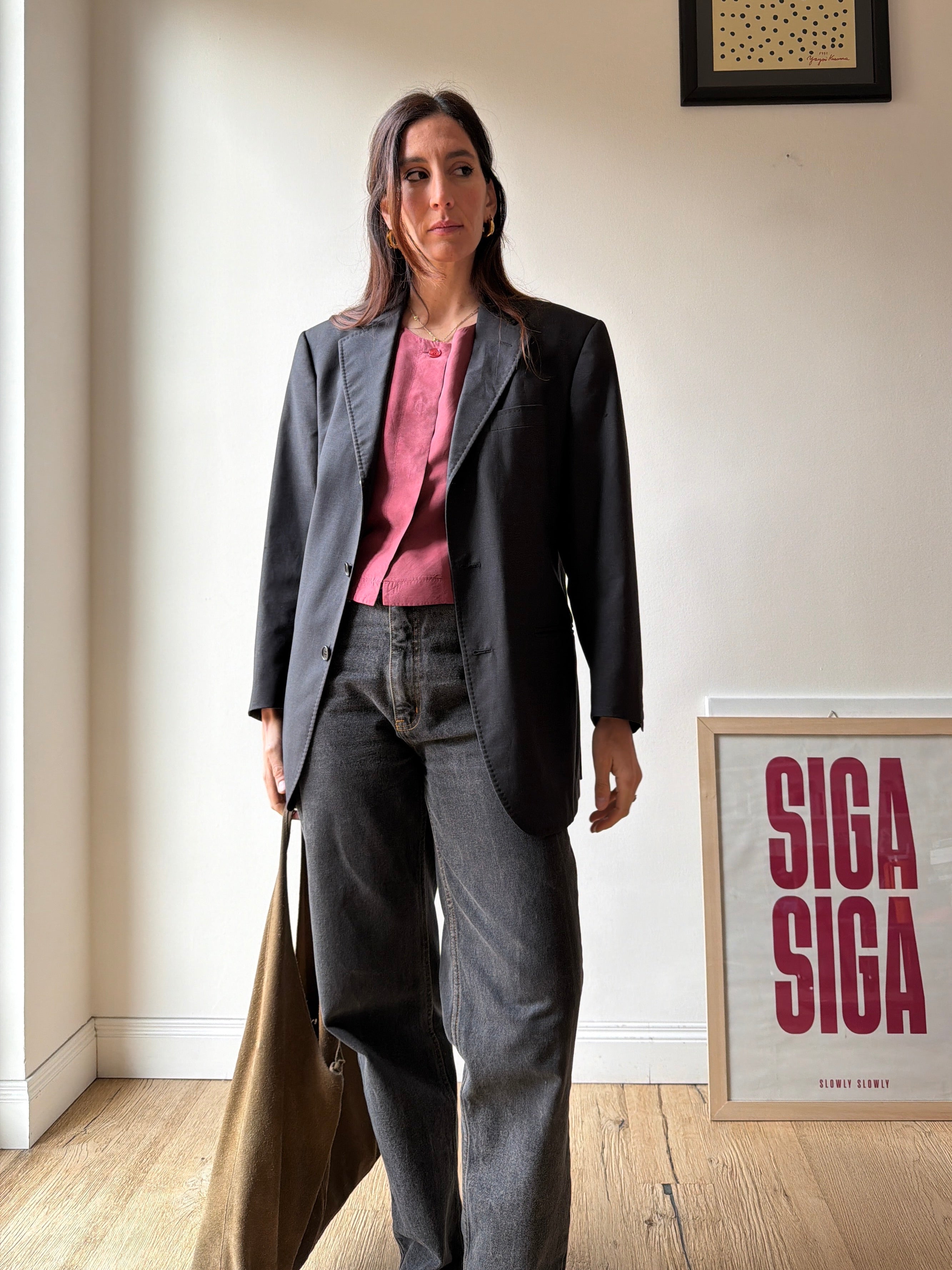 CAMICIA BOXY IN SETA