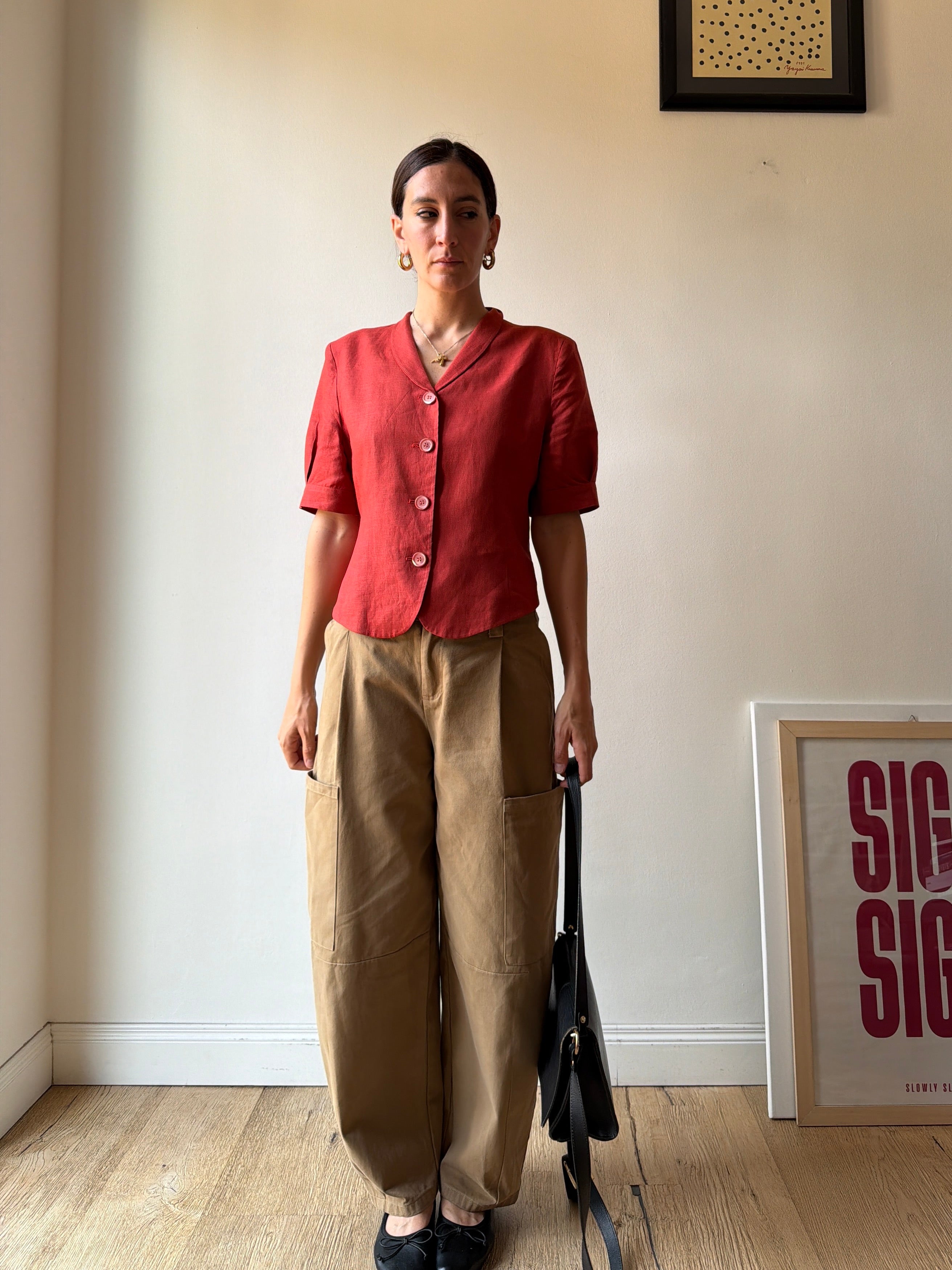 CAMICIA IN LINO RUGIGNE