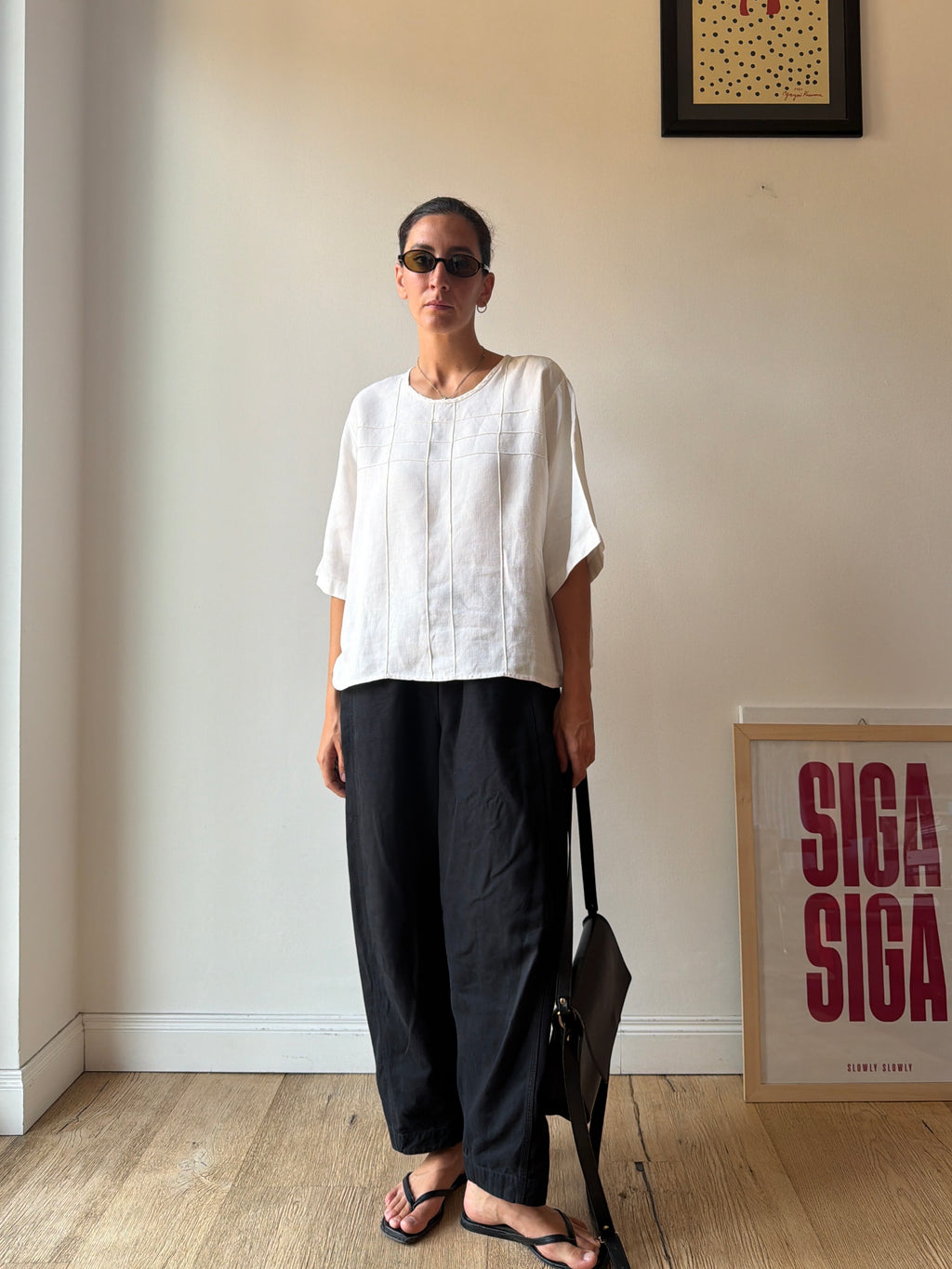 BLUSA IN LINO