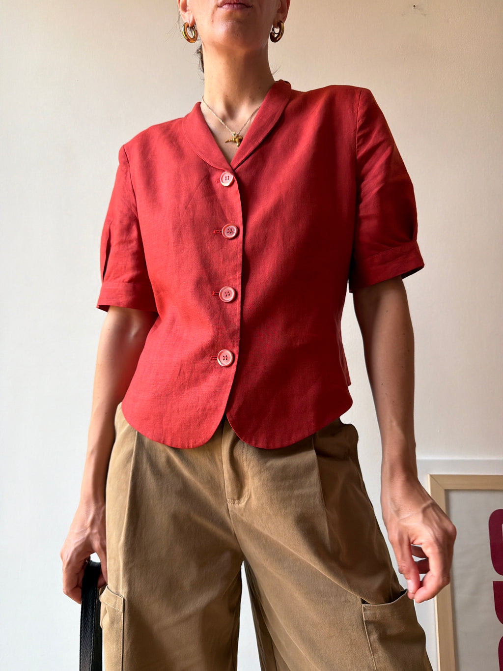 CAMICIA IN LINO RUGIGNE