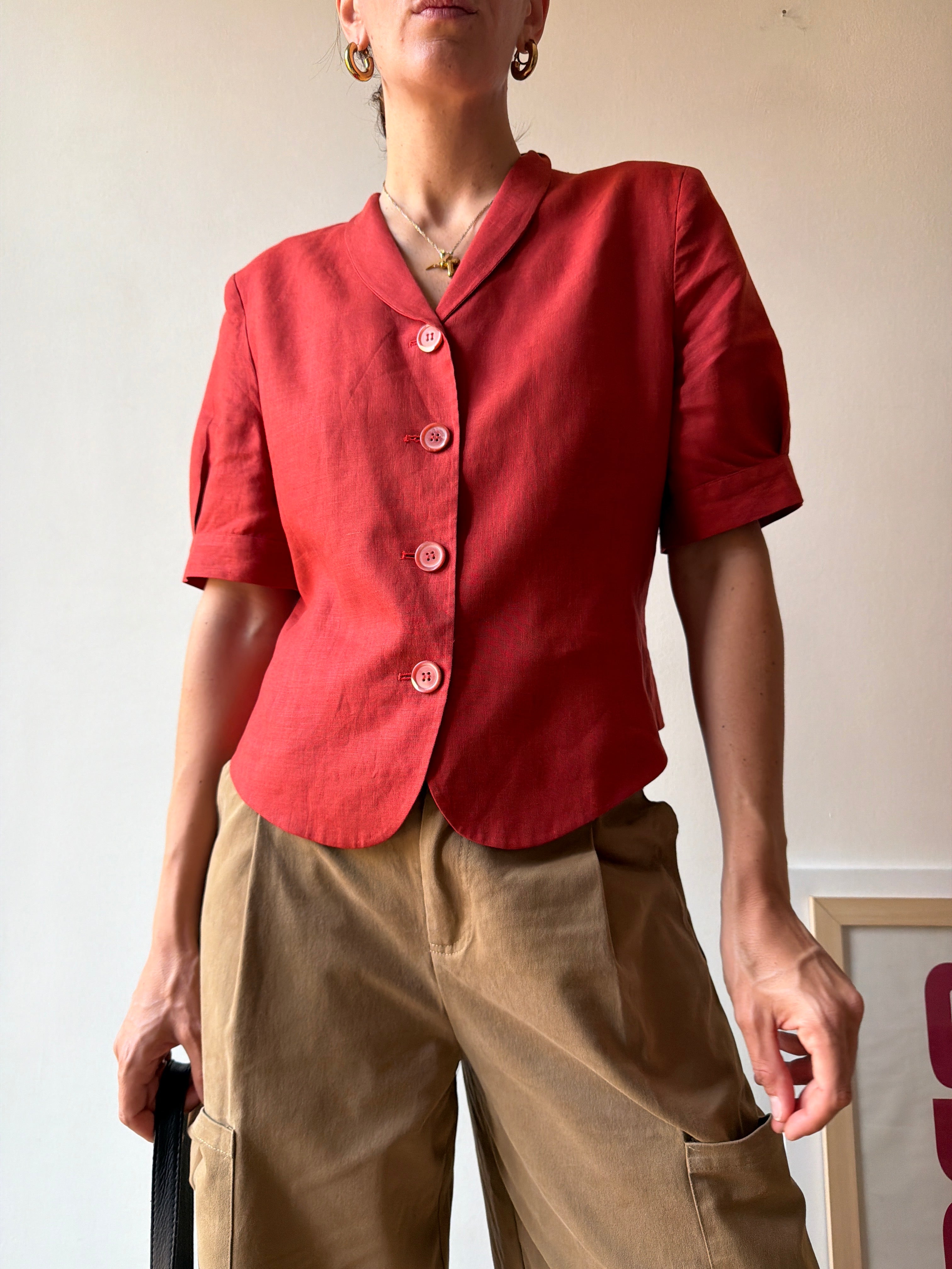 CAMICIA IN LINO RUGIGNE