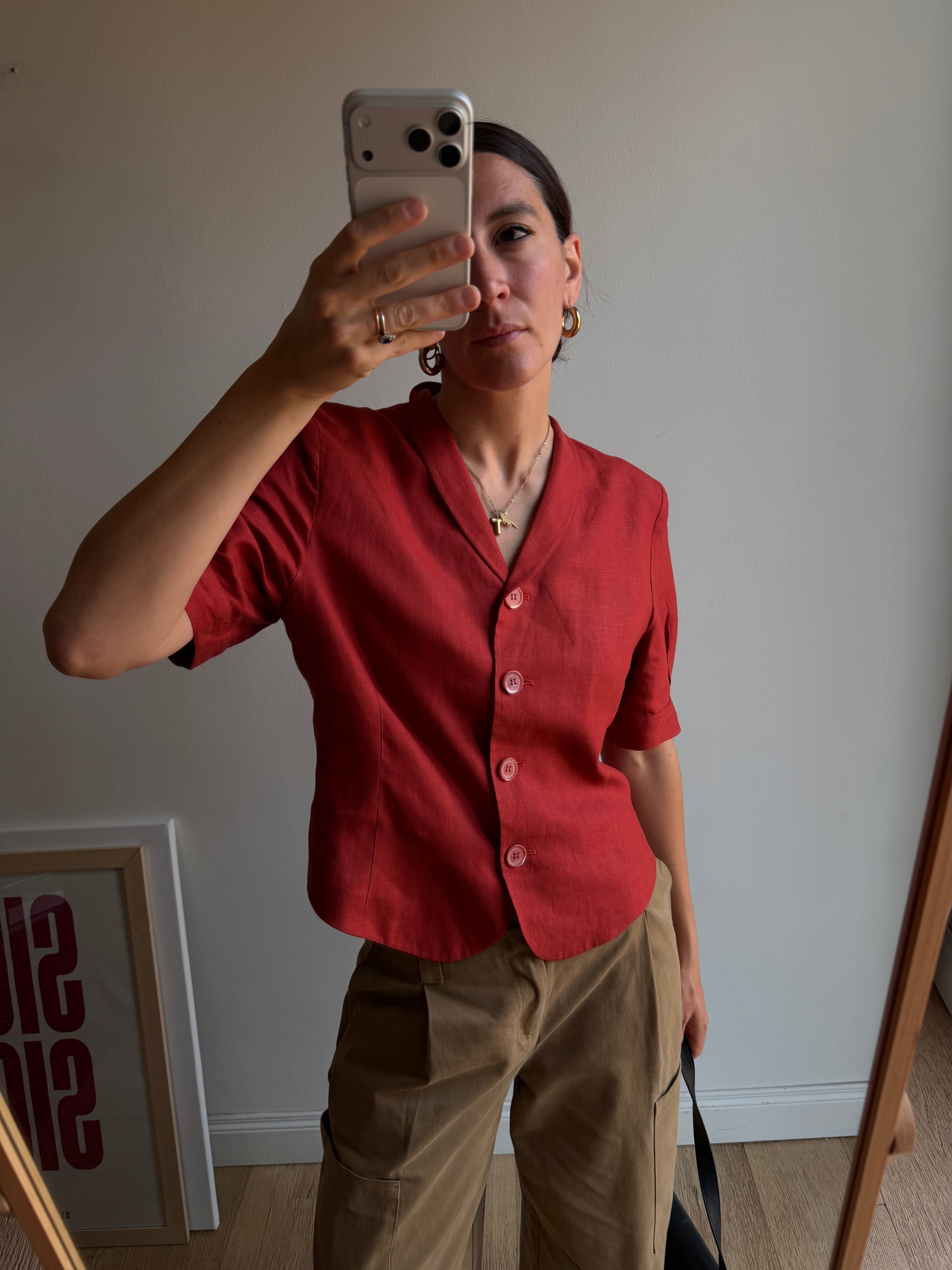 CAMICIA IN LINO RUGIGNE