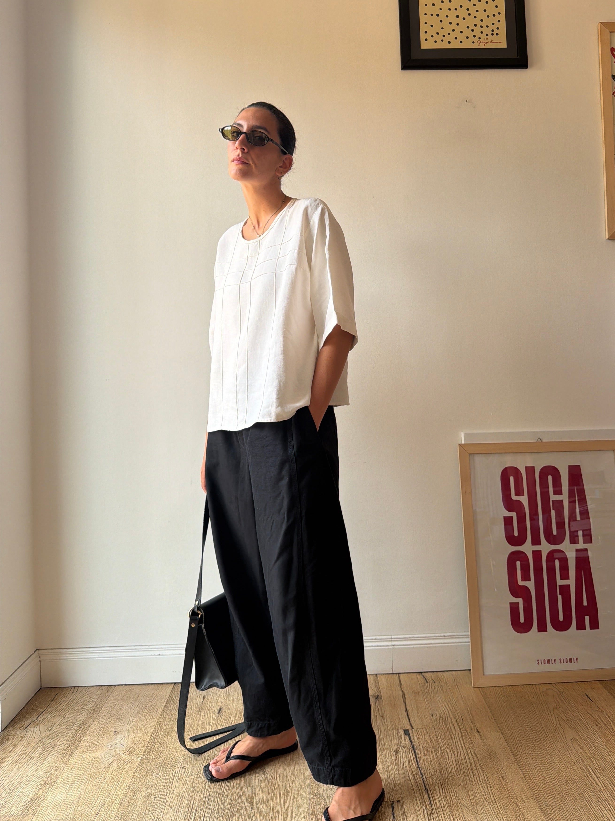 BLUSA IN LINO