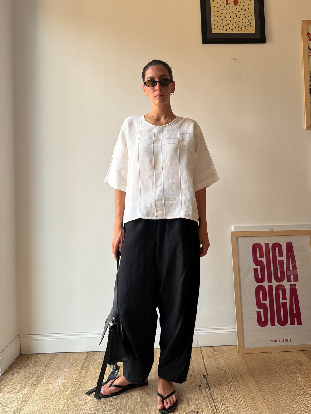 BLUSA IN LINO