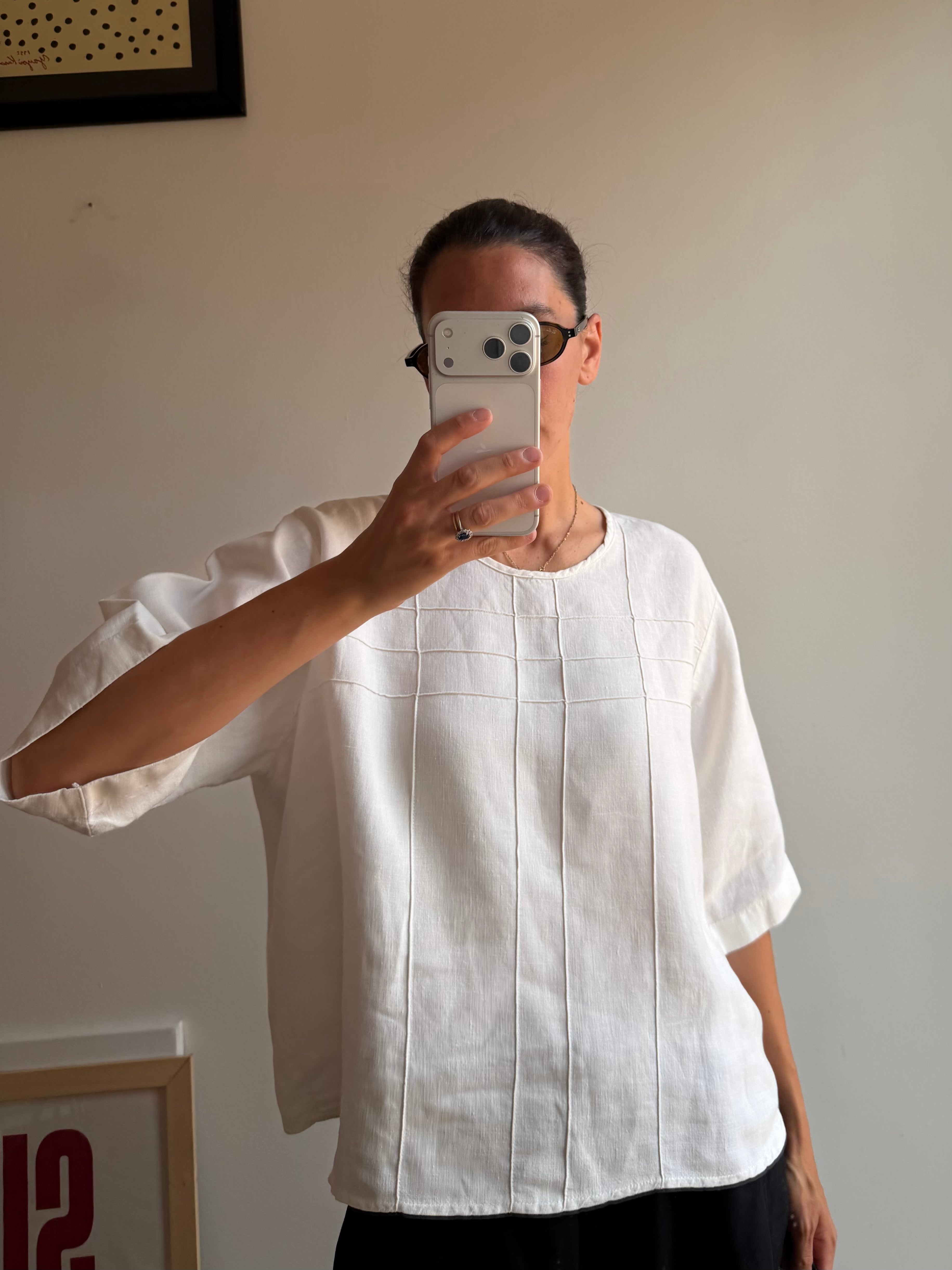 BLUSA IN LINO
