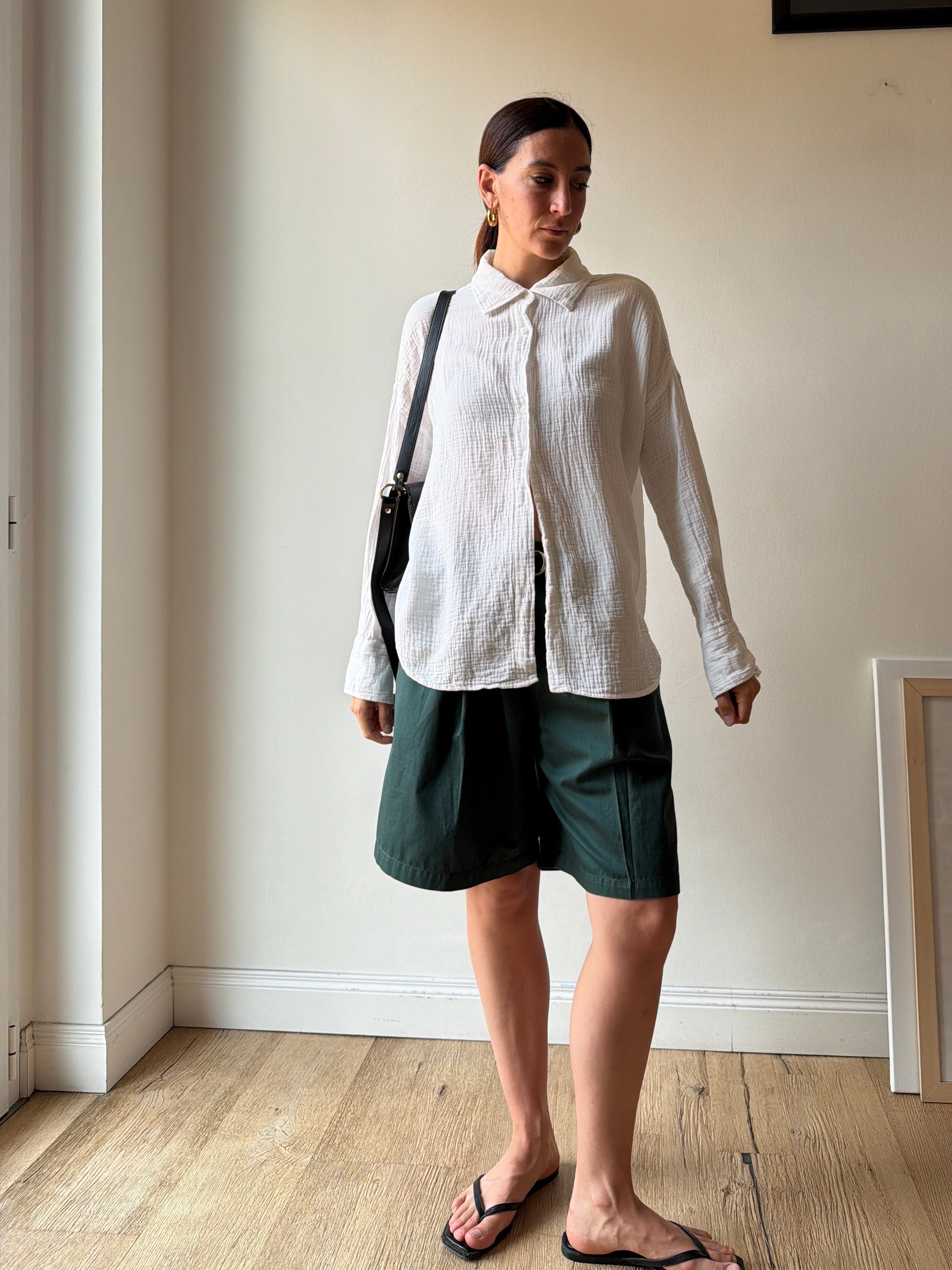 CAMICIA MUSSOLA BIANCA