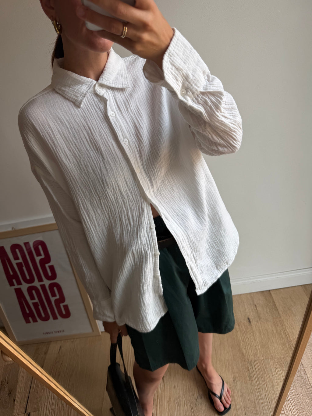 CAMICIA MUSSOLA BIANCA