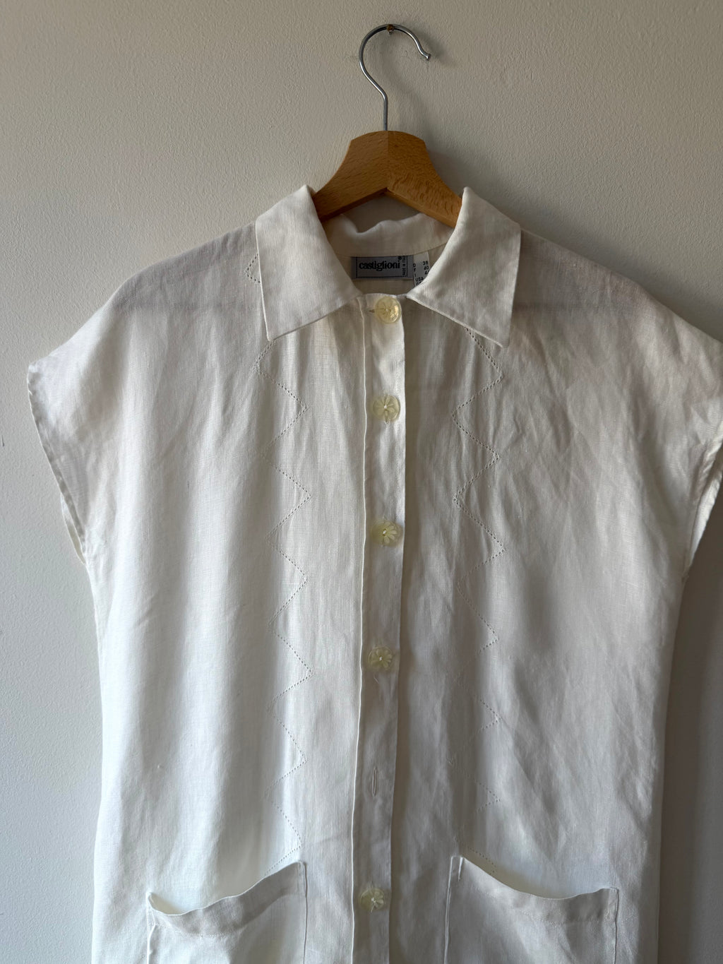 ABITO BIANCO A CAMICIA