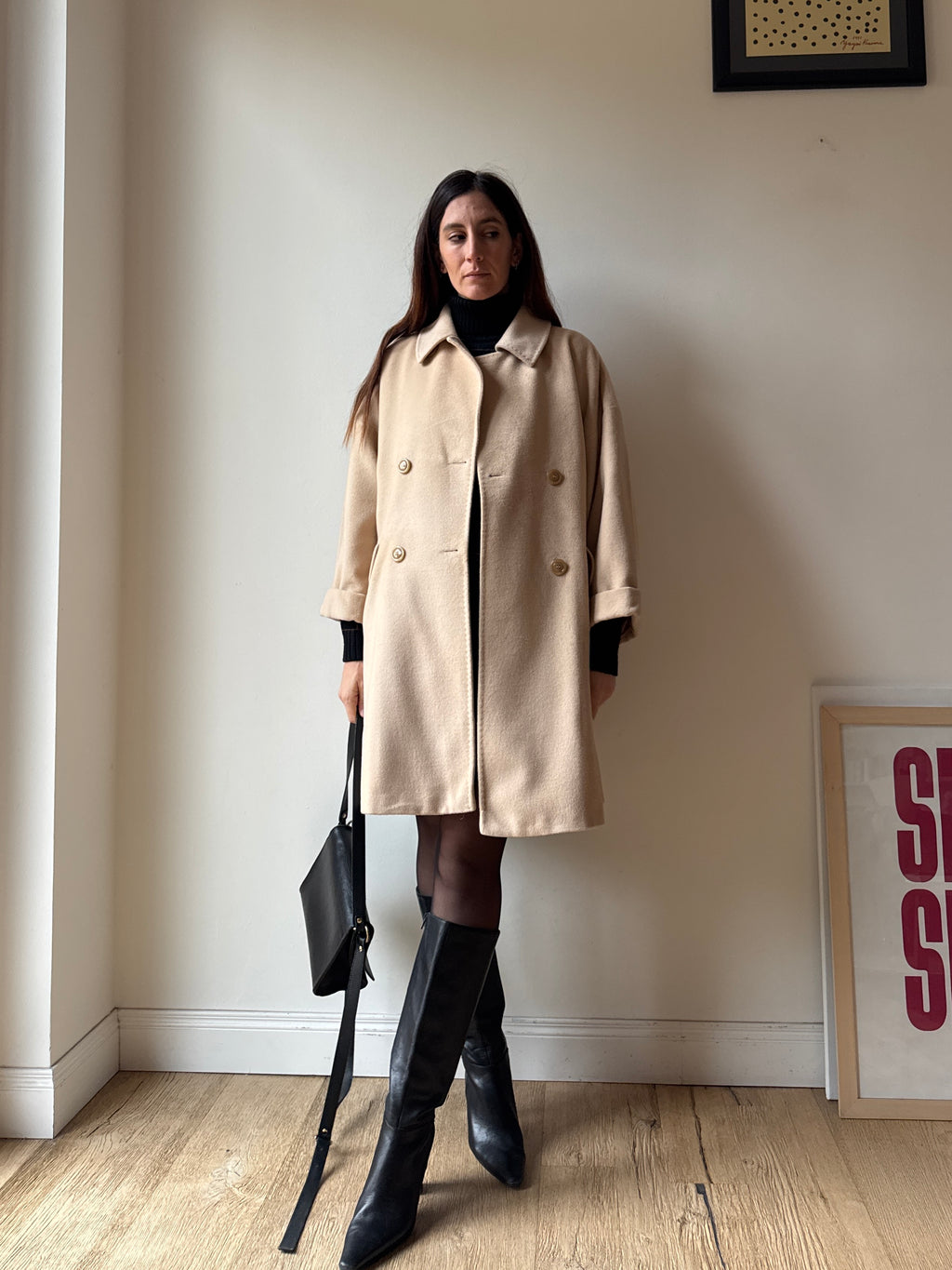 CAPPOTTO BEAVER SABBIA