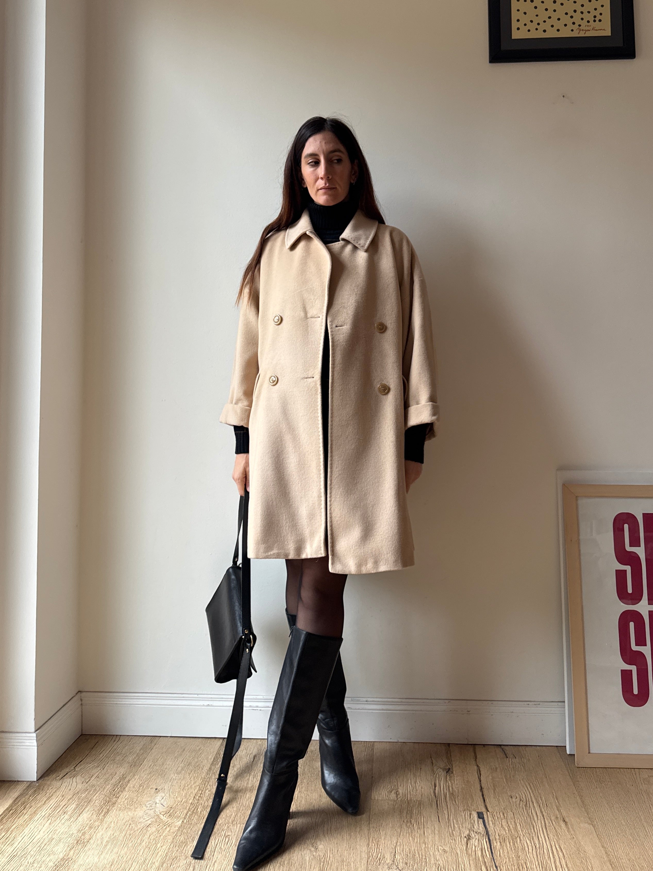 CAPPOTTO BEAVER SABBIA