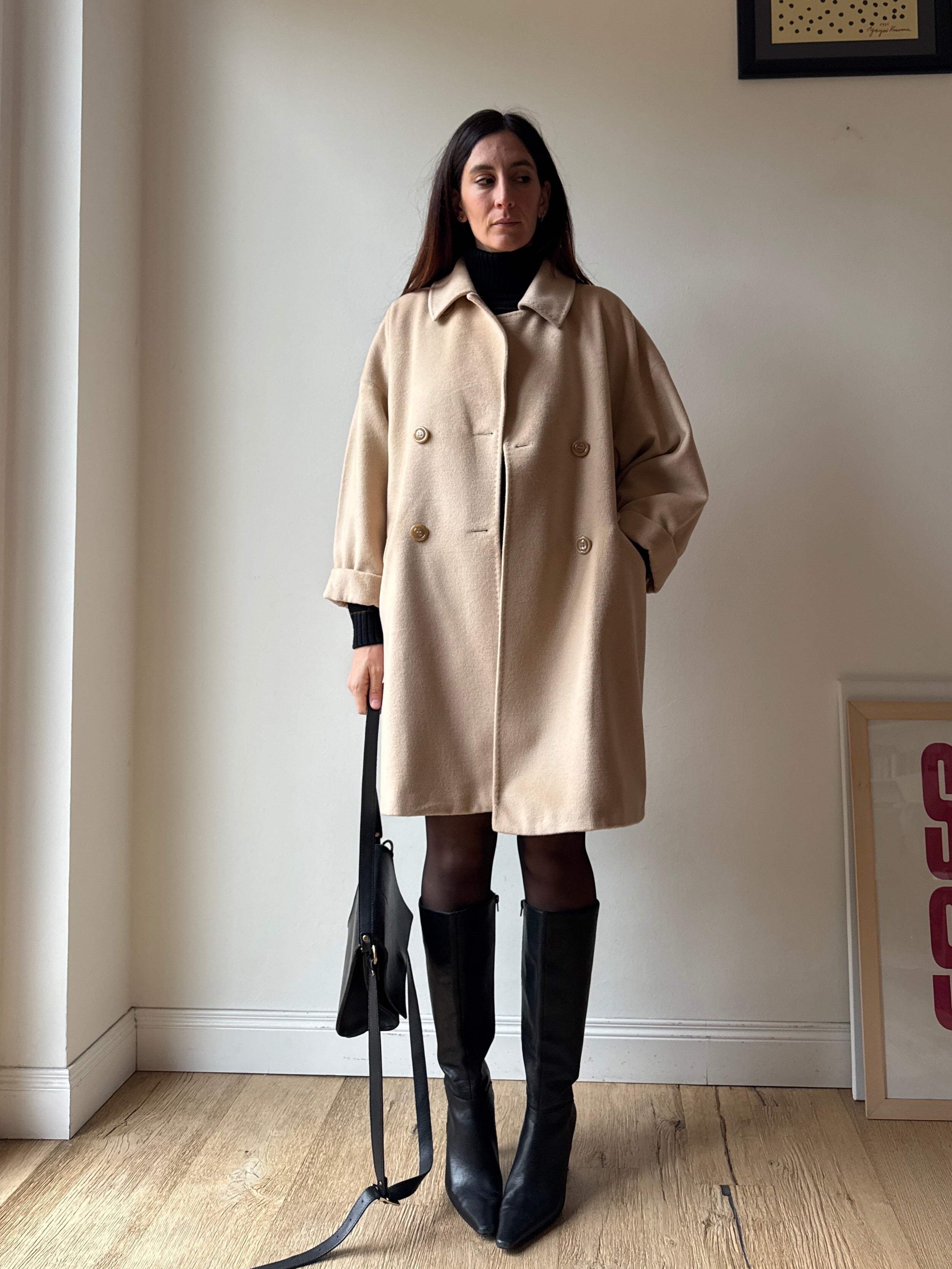 CAPPOTTO BEAVER SABBIA