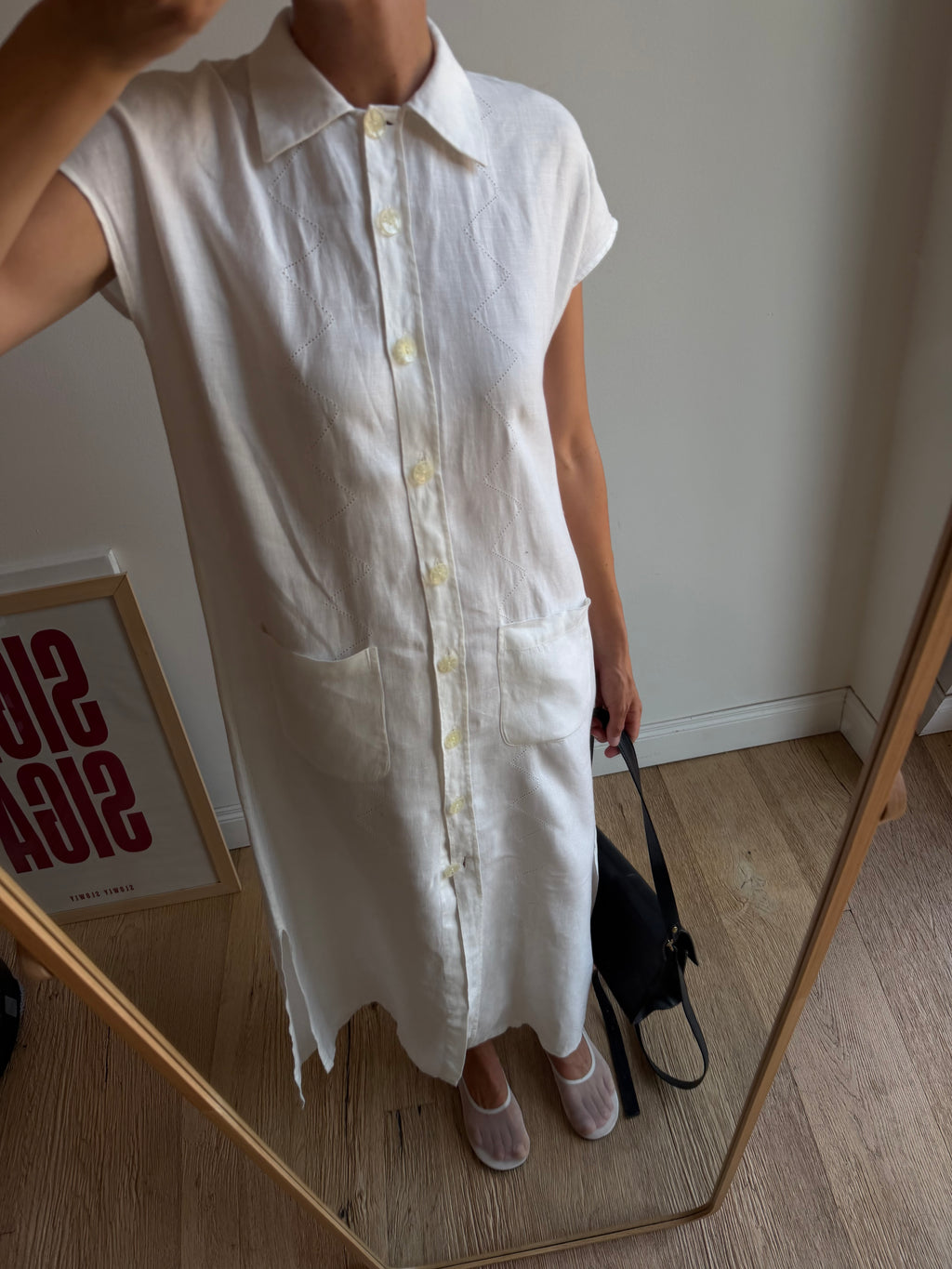ABITO BIANCO A CAMICIA