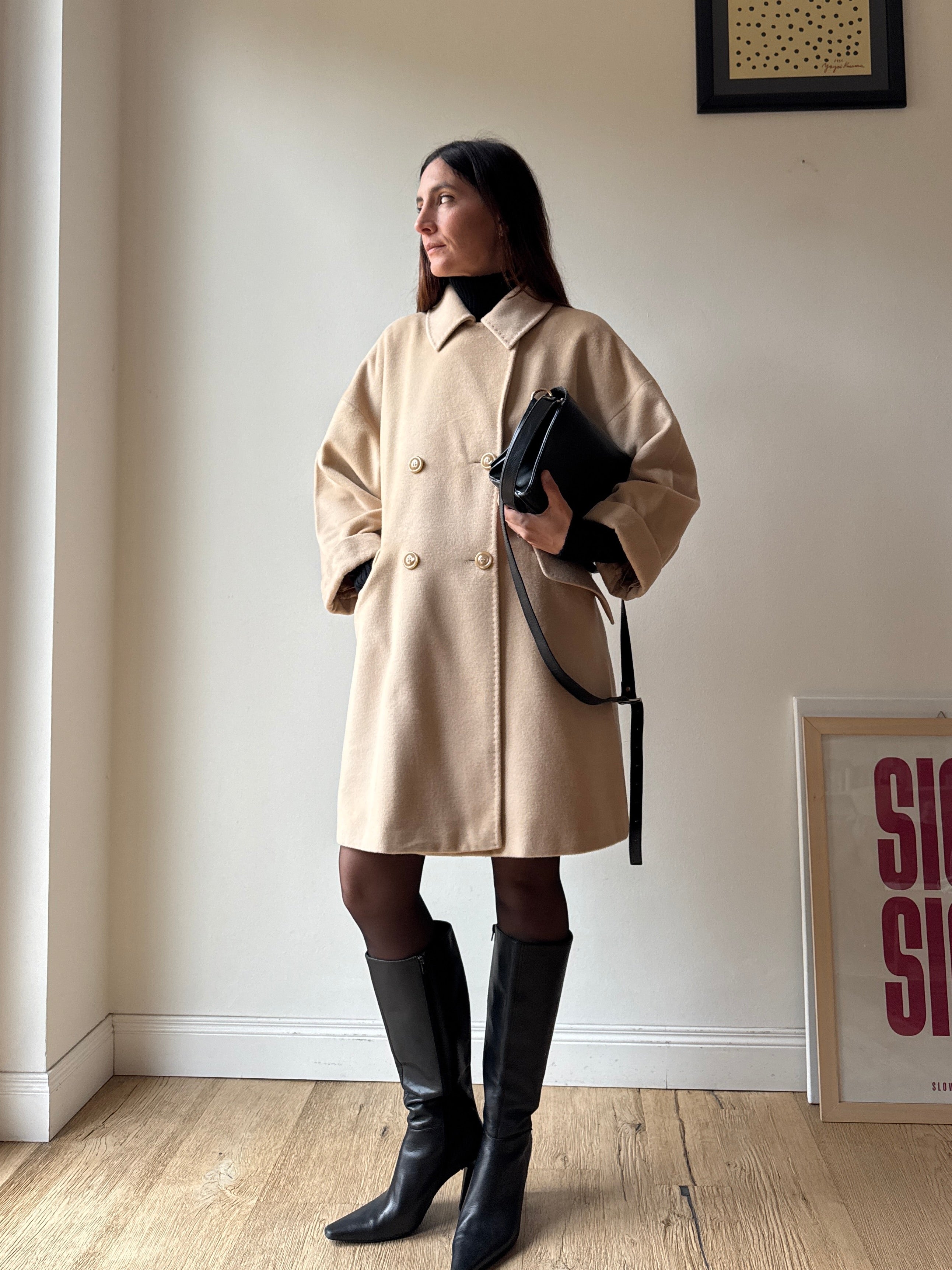CAPPOTTO BEAVER SABBIA